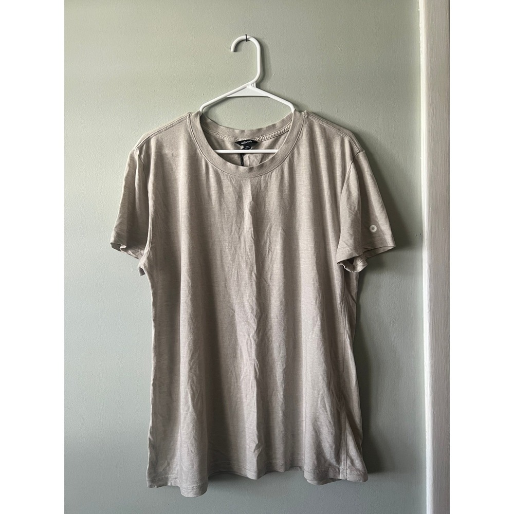 Allbirds TrinoXO T-shirt Classic Fit Crewneck Oatmeal Lightweight Women Sz XXXL